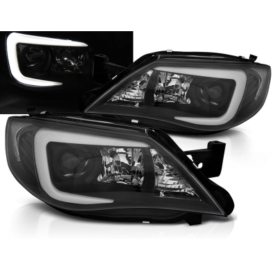Faros Luz Diurna Subaru Impreza Iii Gh 07-12 Tube Negro