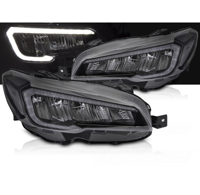 FAROS DELANTEROS LED NEGRO para SUBARU WRX 14-22