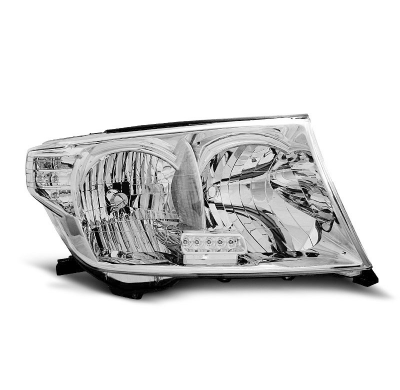 Faros Delanteros Toyota Land Cruiser Fj200 07-12 Cromado Led