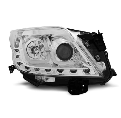 Faros Delanteros Luz Diurna Toyota Land Cruiser 150 09-13 Tube Light Cromado