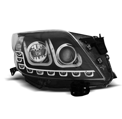 Faros Delanteros Luz Diurna Toyota Land Cruiser 150 09-13 Tube Light Negro