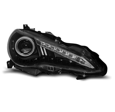 Toyota Gt86 12-  Xenon Negro Faros Delanteros Luz Diurna Tru Drl Ece-R87