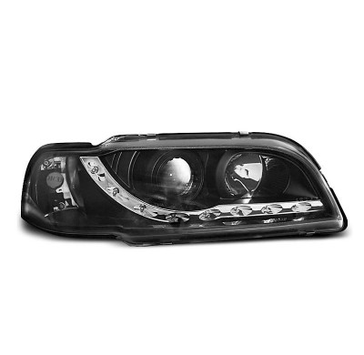 Faros Delanteros Luz Diurna Volvo S40/V40 02.96-04.00 Fondo Negro