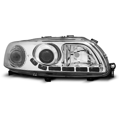 Volvo S60 V70 00-04 Cromado Faros Delanteros Luz Diurna Tru Drl Ece-R87