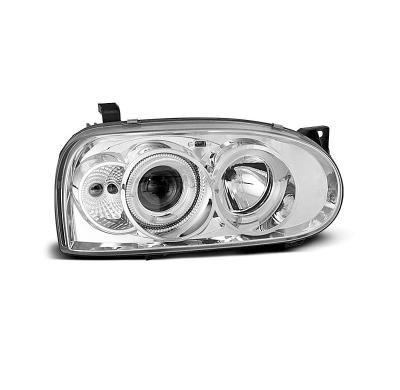 Faros Delanteros Angel Eyes Vw Golf 3 09.91-08.97 Cromados