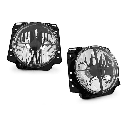 Faros Delanteros Vw Golf 2 08.83-08.91 Cromado Externo
