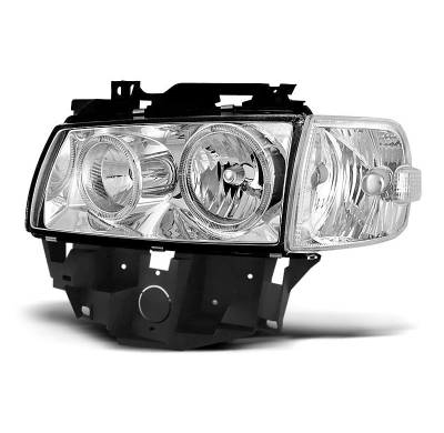 Faros Delanteros Angel Eyes Vw T4 08.96-03.03 Bus Cromados