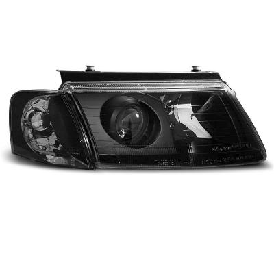 Faros Delanteros Vw Passat B5 3b 11.96-08.00 H7/H7 Negro