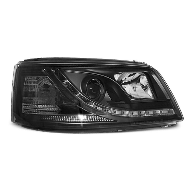 Vw T5 04.03-08.09 Faros Delanteros Luz Diurna Fondo Negro