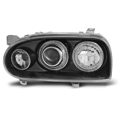 Faros Delanteros Angel Eyes Skoda Octavia 04-08 Angel Eyes Negro