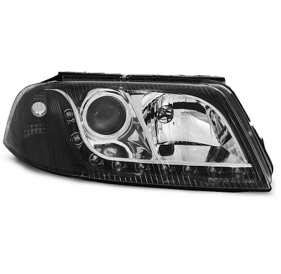 Faros Delanteros Luz Diurna Vw Passat 3bg B5 Fl 09.00-03.05 Fondo Negro