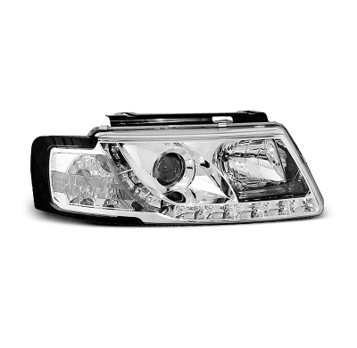 Vw Passat B5 3b 11.96-08.00 Faros Delanteros Luz Diurna Cromados