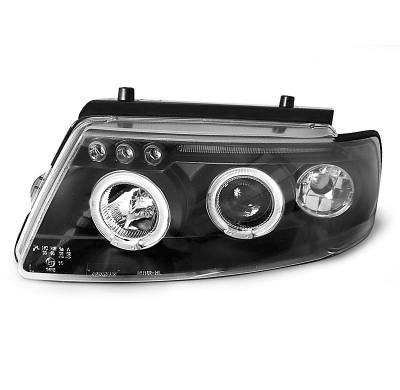 Faros Delanteros Angel Eyes Vw Passat B5 3b 11.96-08.00 Fondo Negro