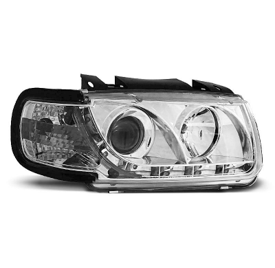 Vw Polo 6n 10.94-09.99 Hatchback Faros Delanteros Luz Diurna Cromados