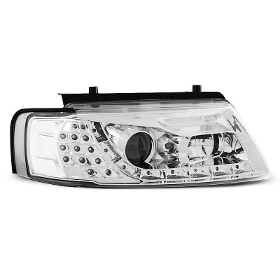 Faros Delanteros Luz Diurna Vw Passat B5 11.96-08.00 Cromados