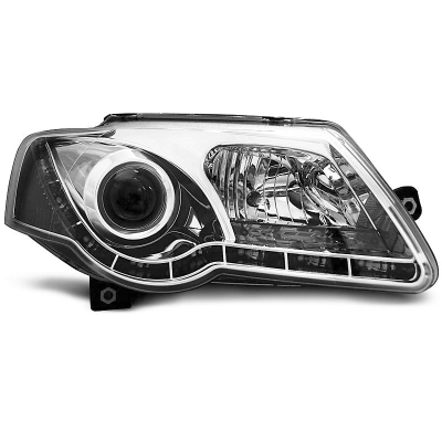 Faros Delanteros Luz Diurna Vw Passat B6 3c 03.05-10 Cromados
