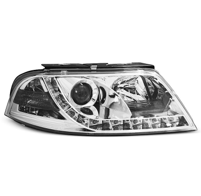 Vw Passat 3bg 09.00-03.05 Faros Delanteros Luz Diurna Tru Drl Ece-R87 Cromado