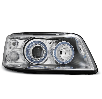 Faros Delanteros Angel Eyes Vw T5 04.03-08.09 Cromados