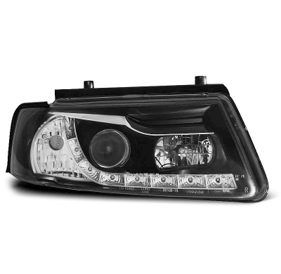 Vw Passat B5 11.96-08.00 Faros Delanteros Luz Diurna Fondo Negro