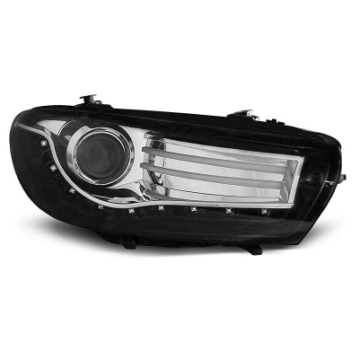 Faros Delanteros Luz Diurna Vw Scirocco 08-04.14 Negro Led