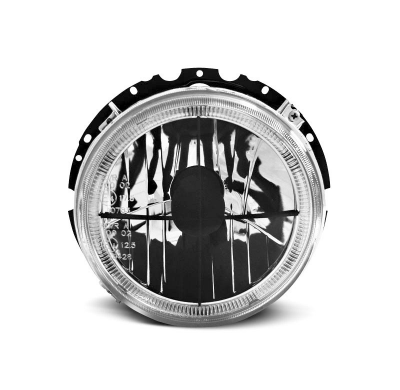 Faros Delanteros Vw Golf 1 05.74-07.83 Cromados Negro Cross Externo