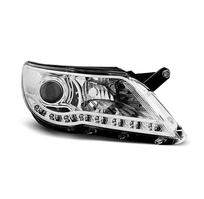 Faros Delanteros Luz Diurna Vw Tiguan 10.07-11 Cromados