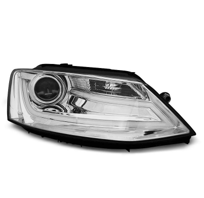 Faros Delanteros Luz Diurna Vw Jetta Vi 1.11- Tube Light Cromado