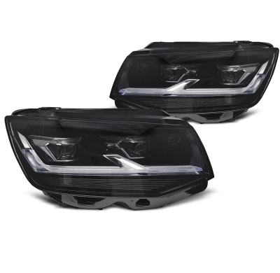 FAROS LED NEGROS DRL para VW T6 15-19