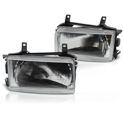 FAROS DELANTEROS NEGROS PARA VW T4 90-03.03 TRANSPORTER