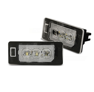 Luces De Matricula Led Audi Q5 / A4 08-10 / A5 / Tt / Vw Passat B6 Kombi 3xled