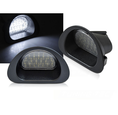 LUCES LED DE MATRÍCULA para PEUGEOT 107 / CITROEN C1