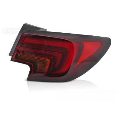 PILOTO TRASERO LED ROJO HUMO LADO DERECHO TYC PARA OPEL ASTRA K 15-19 HB