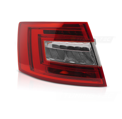 PILOTO TRASERO LED ROJA BLANCA LADO IZQUIERDO TYC PARA SKODA OCTAVIA III 12-16 LIFTBACK