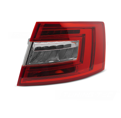 PILOTO TRASERO LED ROJA BLANCA LADO DERECHO TYC PARA SKODA OCTAVIA III 12-16 LIFTBACK