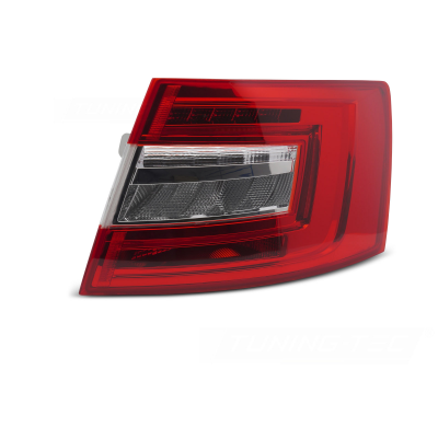 PILOTO TRASERO LED ROJA BLANCA LADO DERECHO TYC PARA SKODA OCTAVIA III 16-20 LIFTBACK
