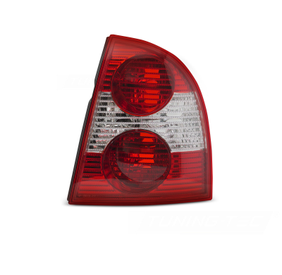 PILOTO TRASERO ROJA BLANCA LADO DERECHO TYC PARA VW PASSAT 3BG 00-05 SEDÁN