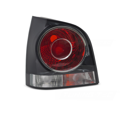 PILOTO TRASERO NEGRO AHUMADO LADO IZQUIERDO TYC PARA VW POLO 9N3 HB 05-09