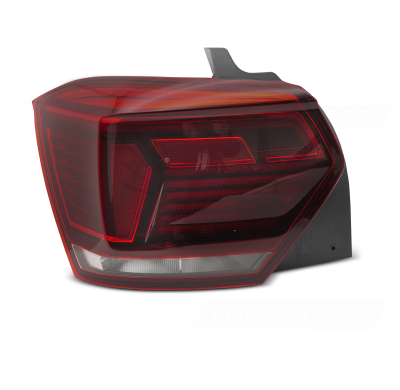 PILOTO TRASERO LED ROJA BLANCA LADO IZQUIERDO TYC PARA POLO 2G HB 17-21