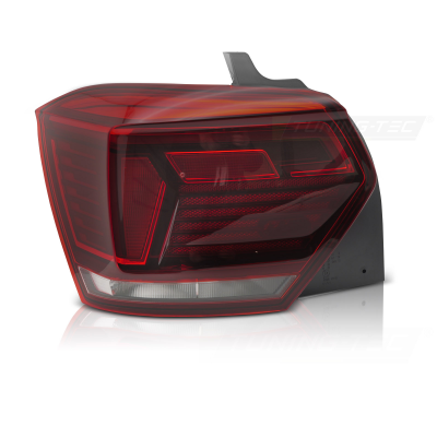 PILOTO TRASERO LED ROJA BLANCA LADO IZQUIERDO TYC PARA POLO 2G HB 17-21