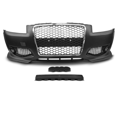Paragolpes Delantero AUDI A3 06.05-04.08 RS STYLE cromado negro