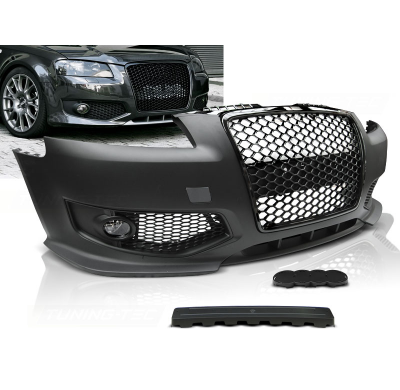 Paragolpes Delantero AUDI A3 06.05-04.08 RS STYLE  negro