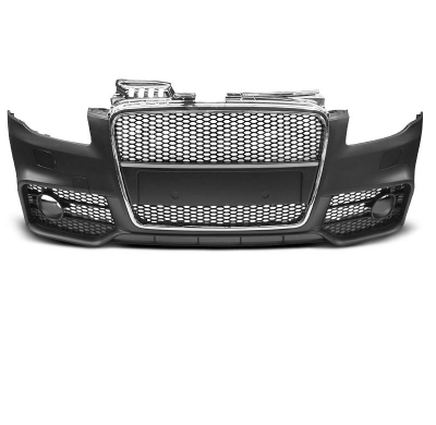 Paragolpes Delantero AUDI A4 04-08 RS STYLE cromado negro