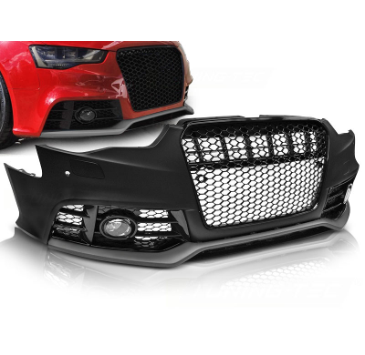 paragolpes delantero audi a5 11-16 rs5 style black pdc