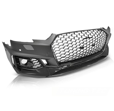 Paragolpes Delantero Audi A4 B9 08.15-19 Glosy Black Rs4 Style Pdc