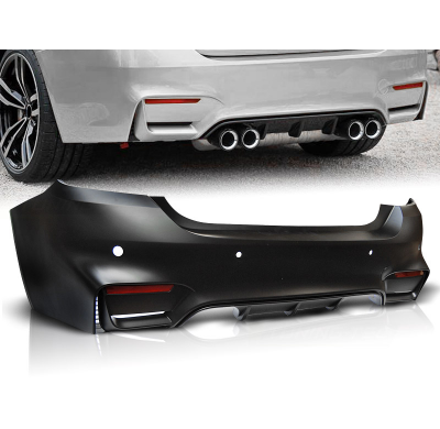 Paragolpes Trasero Bmw F32/F33 10.13- M4 Style  Pdc