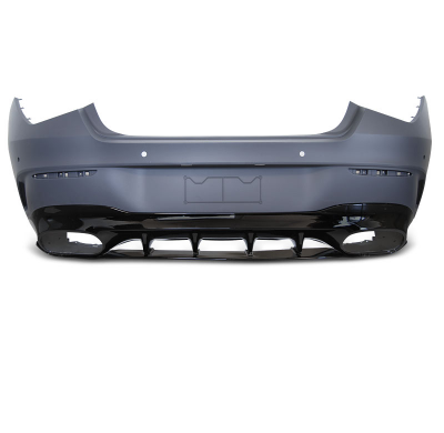 PARACHOQUES TRASERO SPORT NEGRO apto para MERCEDES CLA W118 19-23
