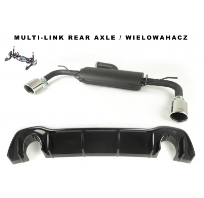 Escape deportivo Ulter sport para VOLKSWAGEN GOLF VIII 1.5 TSI 110kW Año: 2019-still HATCHBACK CON HOMOLOGACION