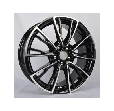 Llanta Wsp Italy TESLA      8.5x19 WD006 LUGANO ET35 5x120 64.1 FF Glossy Black Pol &m