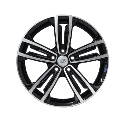 Llanta Wsp Italy VW    R7.5X18 W471 NAXOS ET49 5X112 57.1 GLOSSY BLACK POL +  m