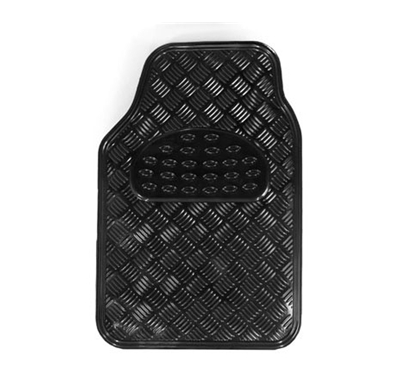 Alfombra Goma Alu Negra